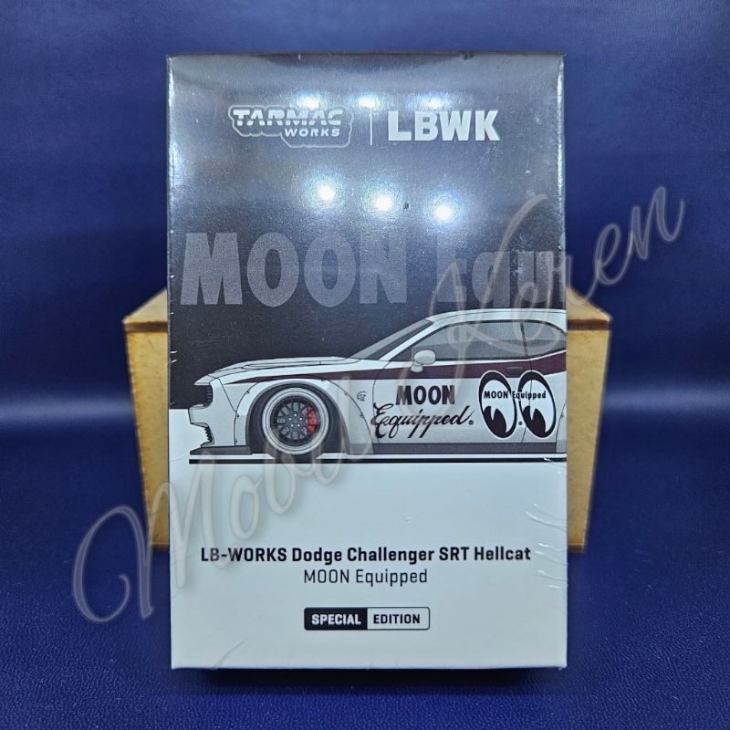 Diecast Tarmac Works LBWK LB-Works Dodge Challenger SRT Hellcat Moon Equipped Shizouka limited moone