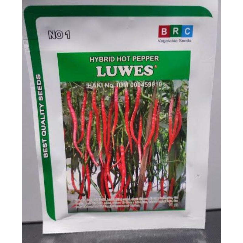 bibit cabai keriting luwes brc