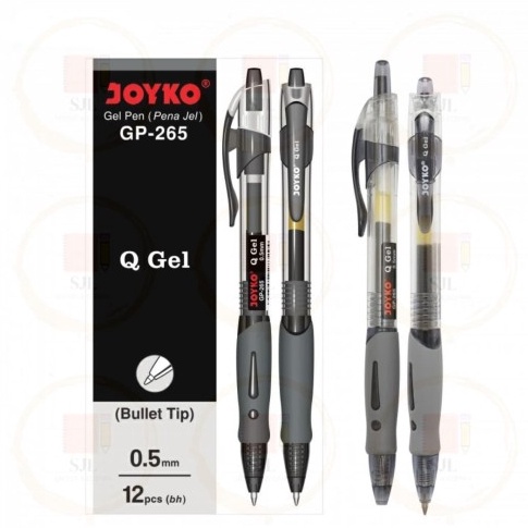 

Pulpen Joyko GP265 Q Gel 5 mm 1 Lusin 12 pcs x S5G2