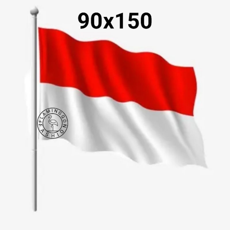 bendera merah putih indonesia ukuran 90x150cm bendera indonesia
