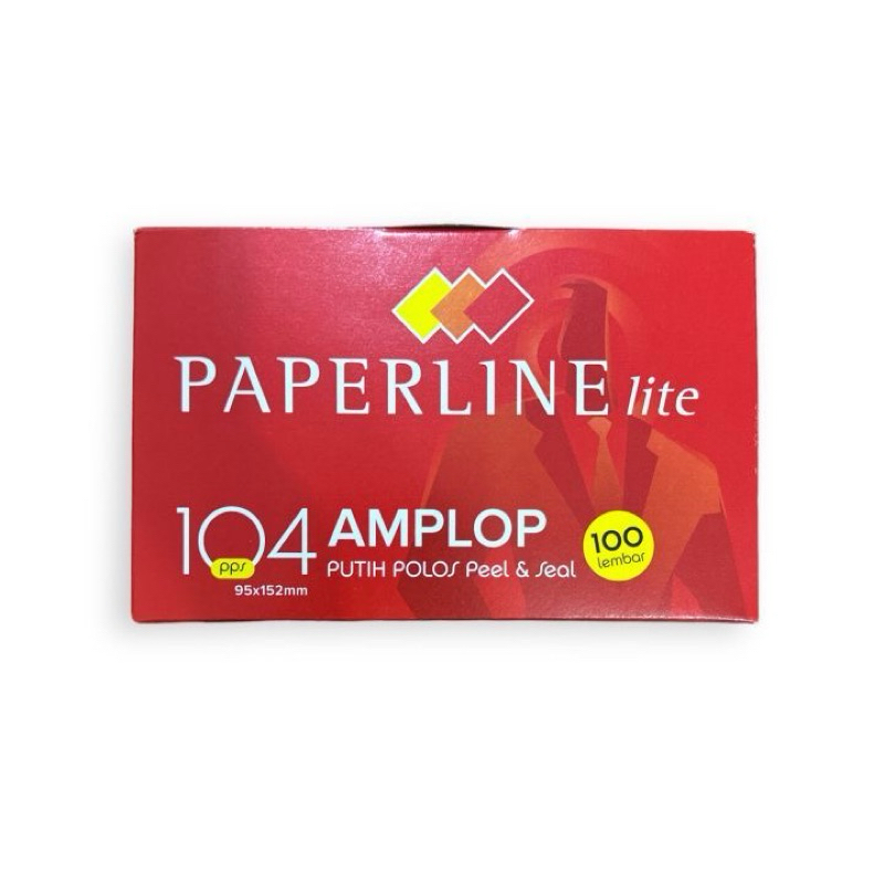 

Amplop Paperline Lite 104 PPS Polos isi 100 lembar