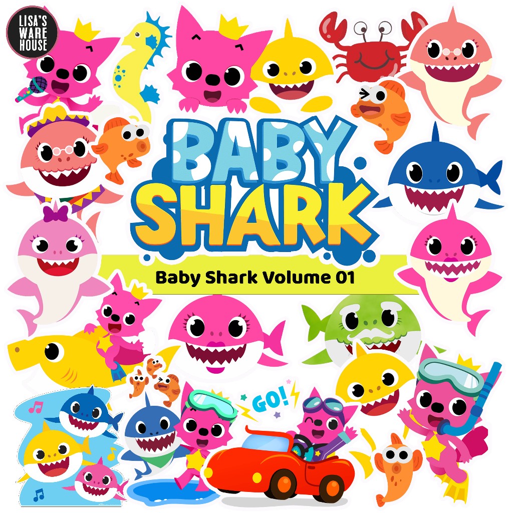 

Sticker Baby Shark Volume 01