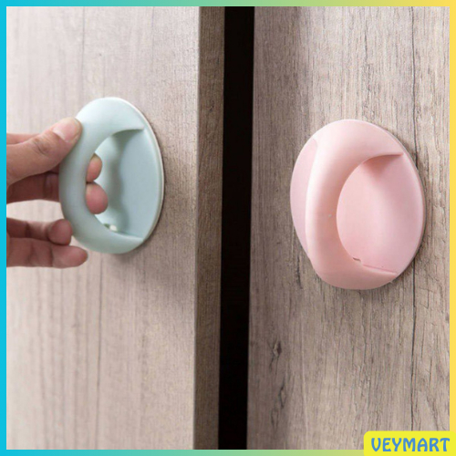Pegangan Pintu Lemari Bulat Tempelan Gagang Pintu Lemari Laci Bulat