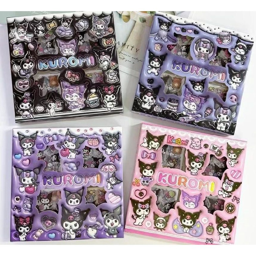 

SUPER STICKER LUCU 2D KARAKTER KUROMI UNGU ISI 1 LEMBAR PER BOX