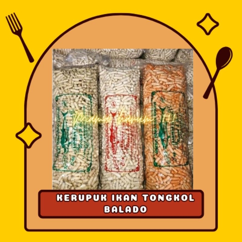 

kerupuk ikan tongkol balado satu ball isi 1kg