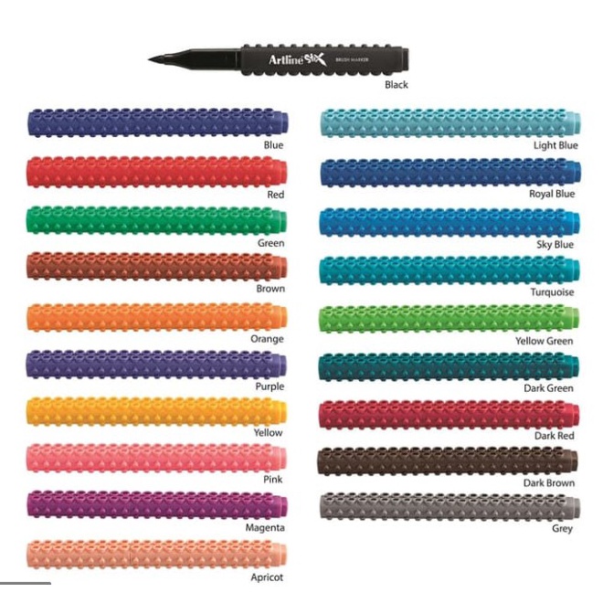 

WAH Spidol Artline Stix Brush Marker
