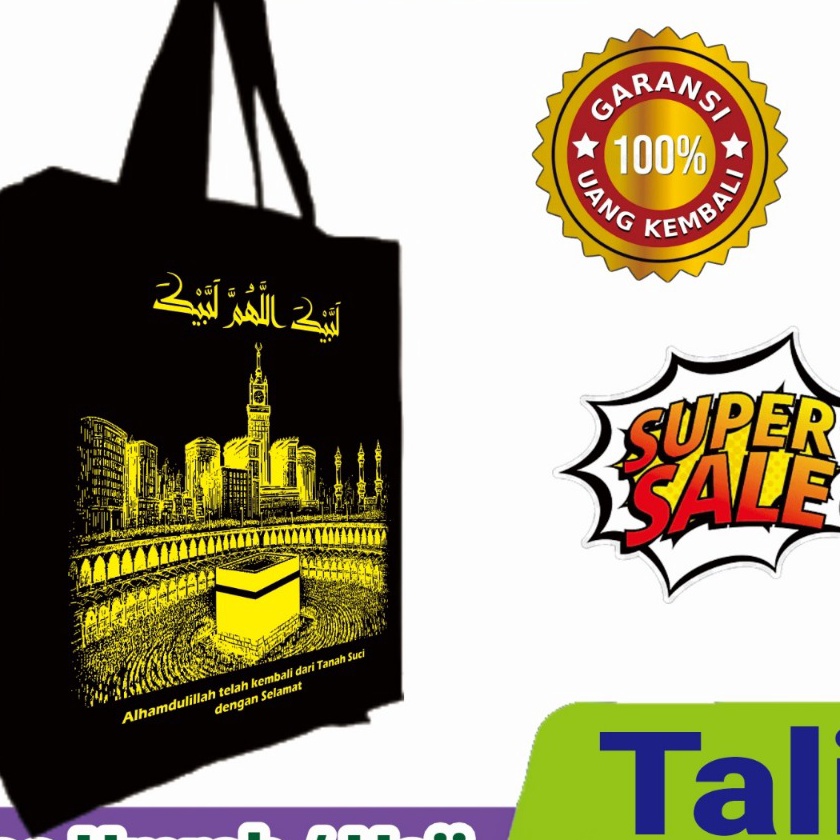 

Extra Tas Souvenir HAJI atau UMROH tinggi 35x25x8 lipat samping per 12pcs atau 1 lusin