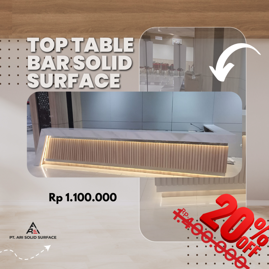 Top Table Bar Solid Surface