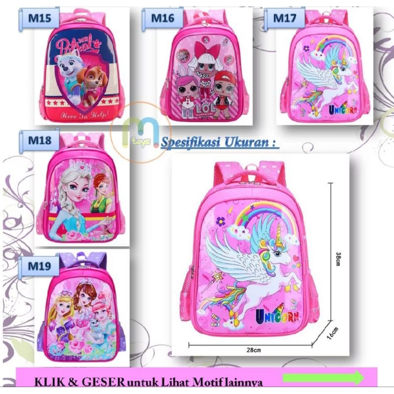 ( COD ) ✅ Tas anak TK / tas anak SD / tas anak perempuan TK / tas anak cewe TK / tas anak perempuan 