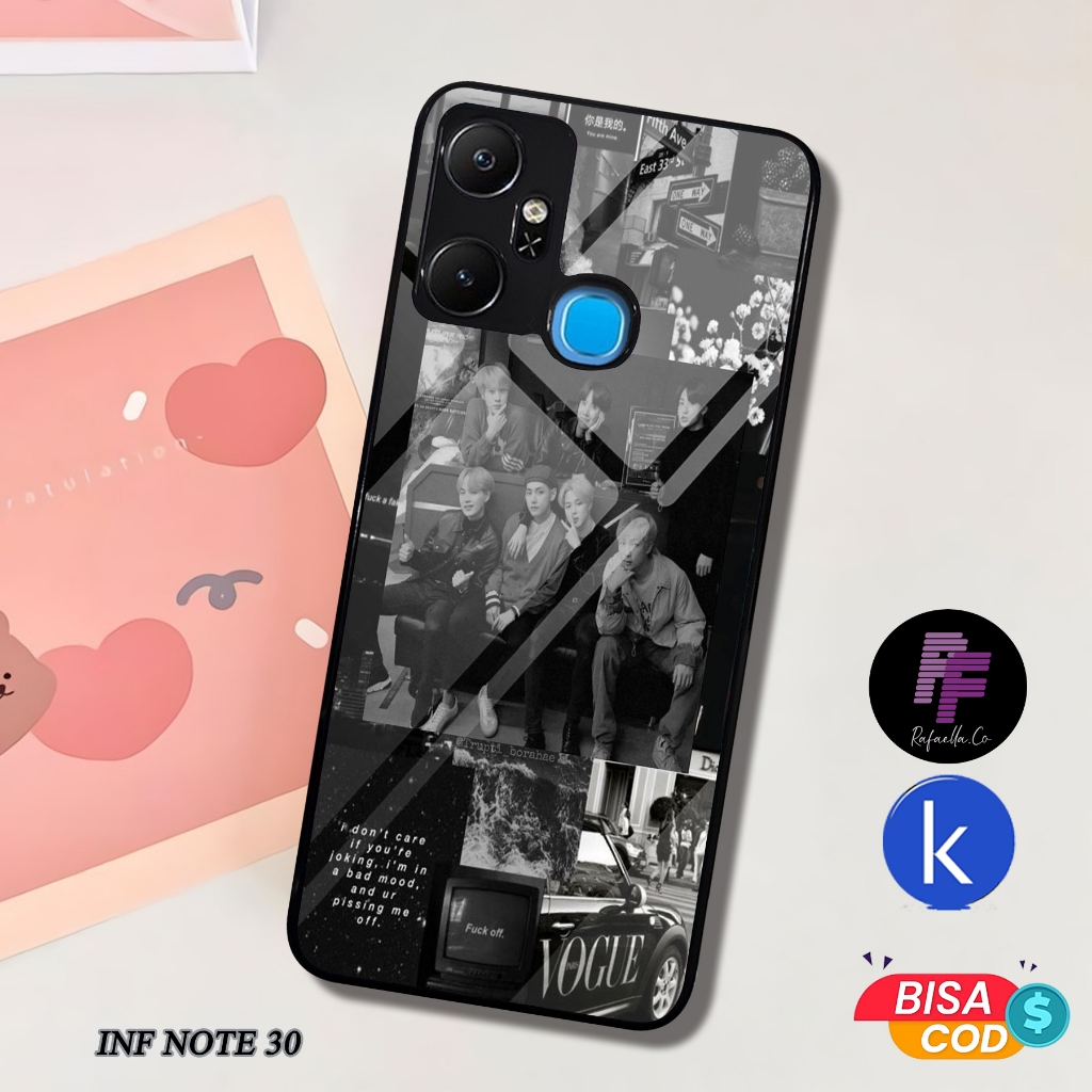 KRTK [COD] Case Hp Custom Casing kekinian Infinix Note 30 Hot 9 play 10 11 11 play 12 Play Hardcase 