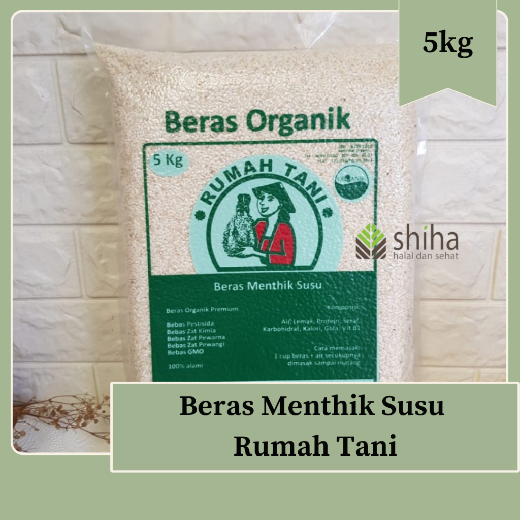 

Beras Organik Menthik Susu Rumah Tani 5 kg | Warung Shiha