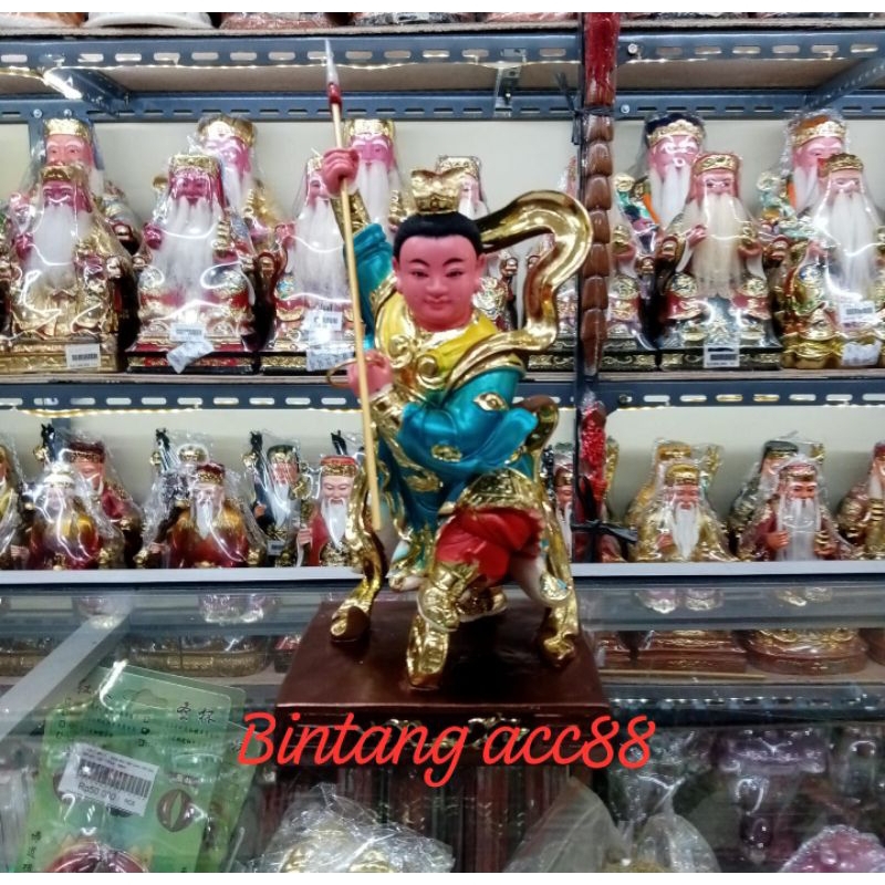 patung dewa naca / nacha / na cha / locia - fiber - 8inch -