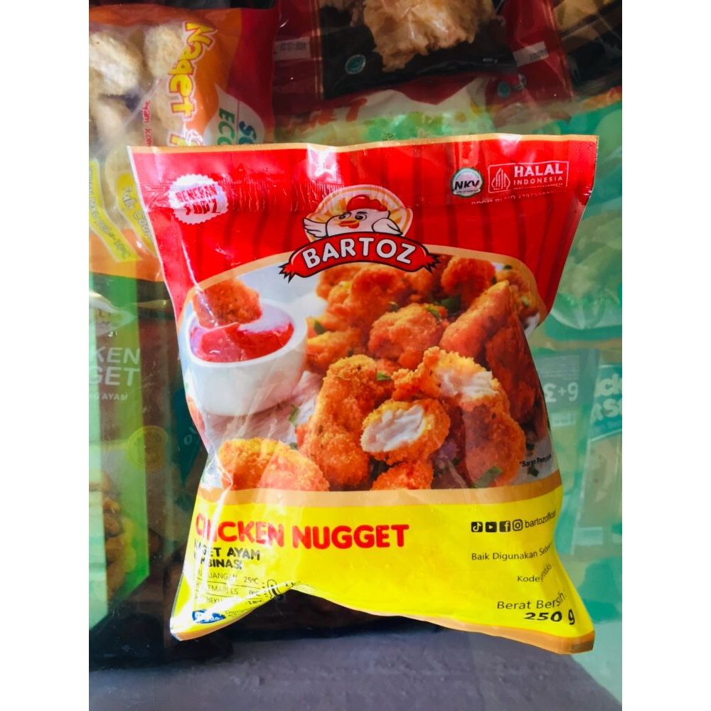 

BARTOZ CHICKEN NUGGET 250gr / BARTOZ CHICKEN / BARTOZ NUGGET