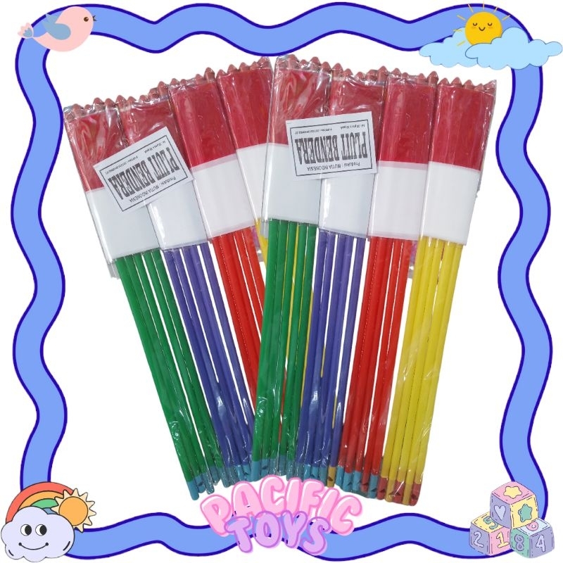 BENDERA PLASTIK /BENDERA MERAH PUTIH PLASTIK/ BENDERA PELUIT