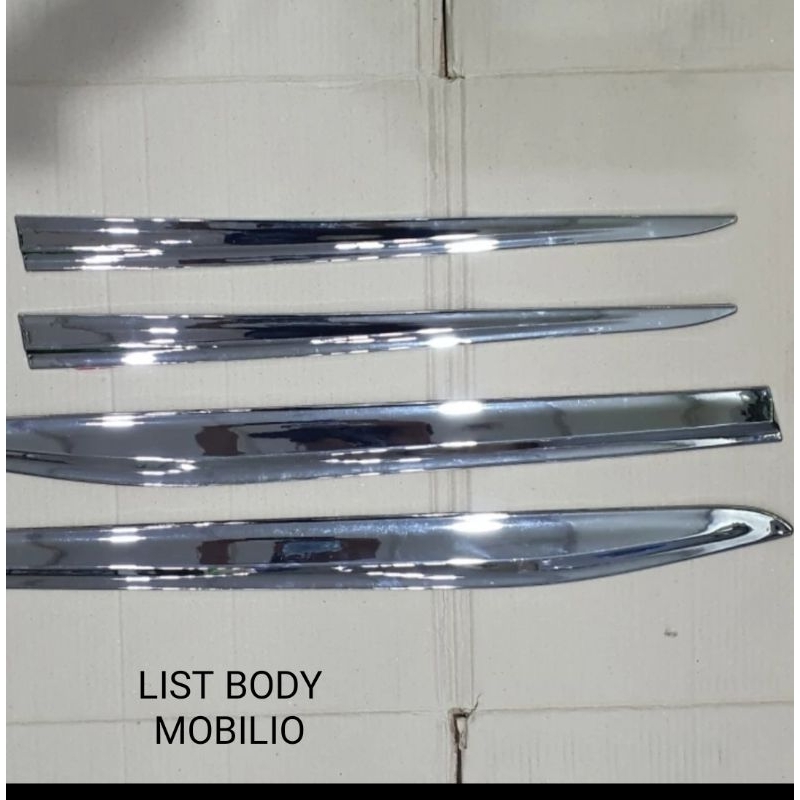 List Body Samping Pintu Mobilio Chrome