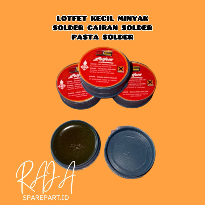 LOTFET KECIL MINYAK SOLDER CAIRAN SOLDER  PASTA SOLDER