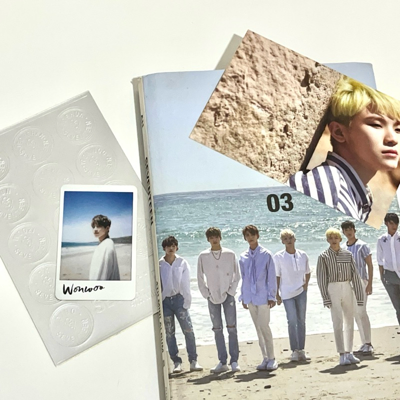 Fullset Official Album Seventeen Al1 Unsealed Wonwoo Photocard