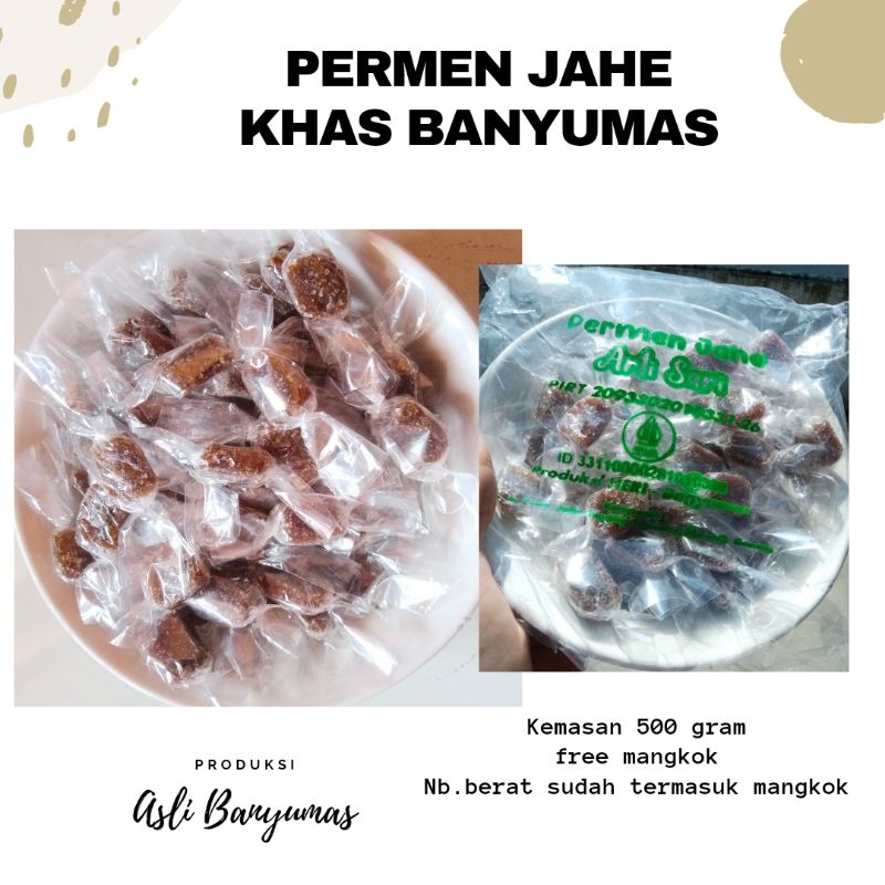 

PERMEN JAHE MANGKOK | KHAS BANYUMAS | HARGA TERJANGKAU | FREE GIFT MIN. BELANJA 50K (All item)