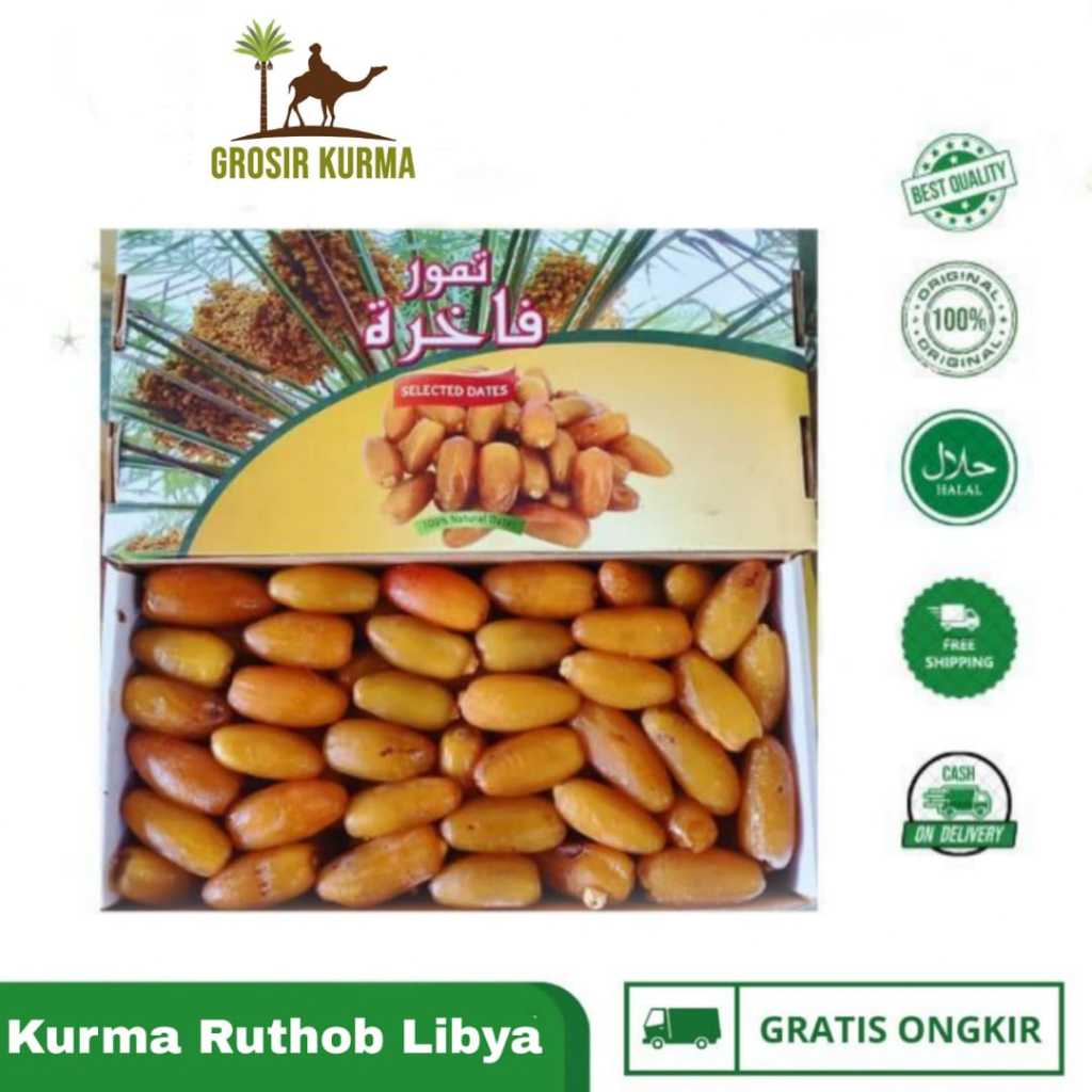

Kurma Muda Ruthab Libya 1Kg Fresh Ruthob Luxury Dates / kurma Basah