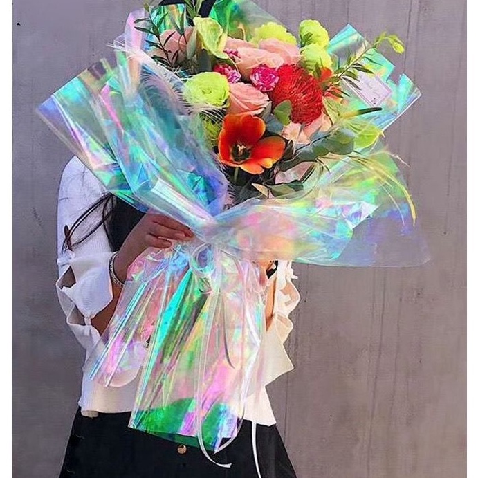 

Super SUPPLYFLORIST 5 LEMBAR HOLOGRAM RAINBOW FLOWER WRAPPING PAPER WATERPROOF PAPER KERTAS HOLOGRAM BENING BUKET BUNGA LEMBARAN TRANSPARENT CELLOPHANE