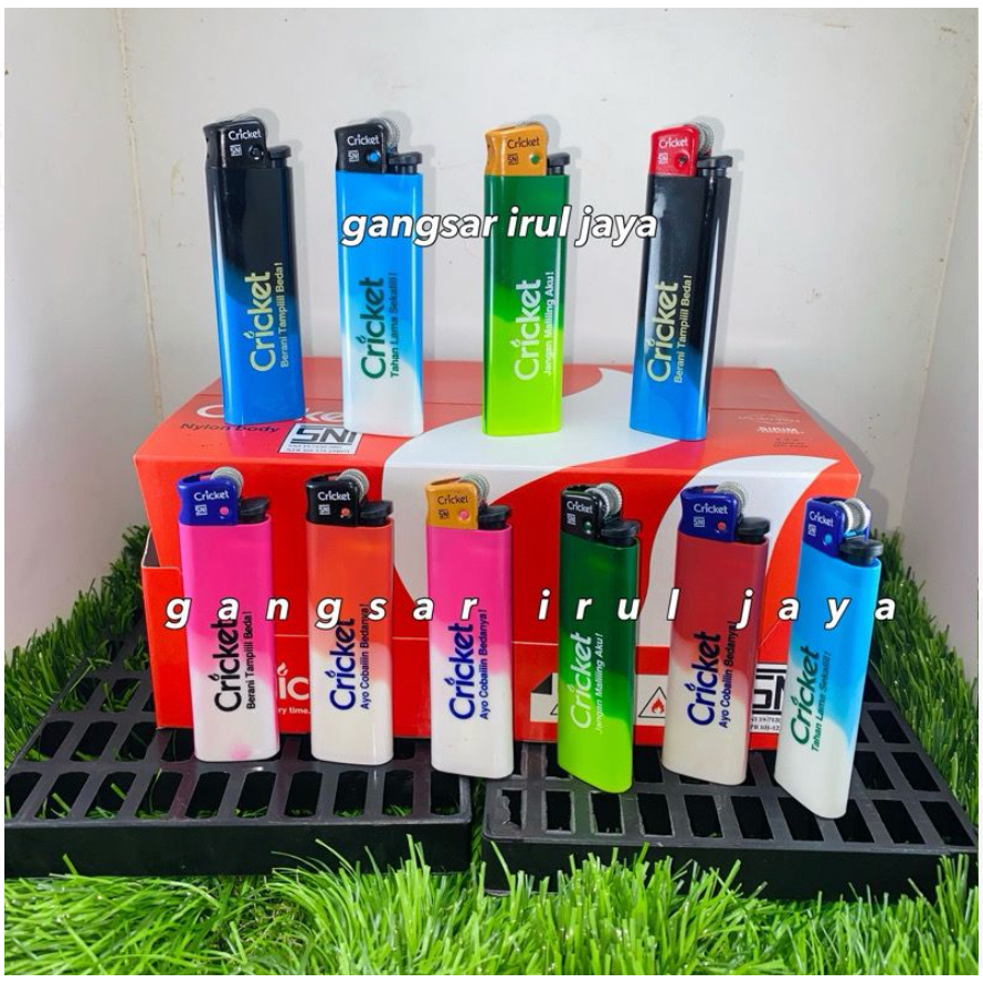 [GIJ] - [ECER 1 BIJI] Korek Api cricket Malaysia nyala biasa cricket warna sembur warna limited / cr