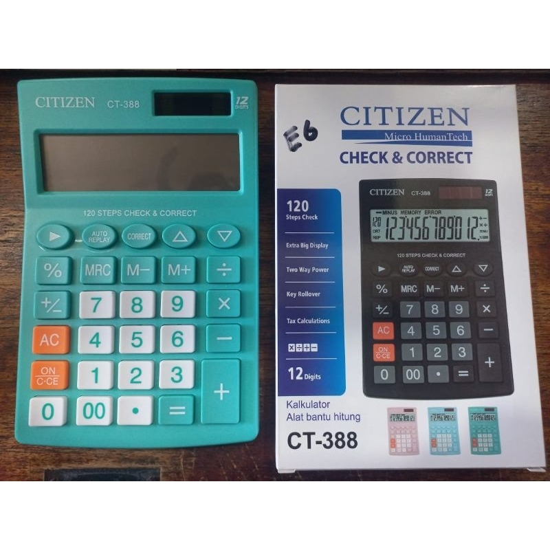 

KALKULATOR CITIZEN CT 388, 12 DIGIT