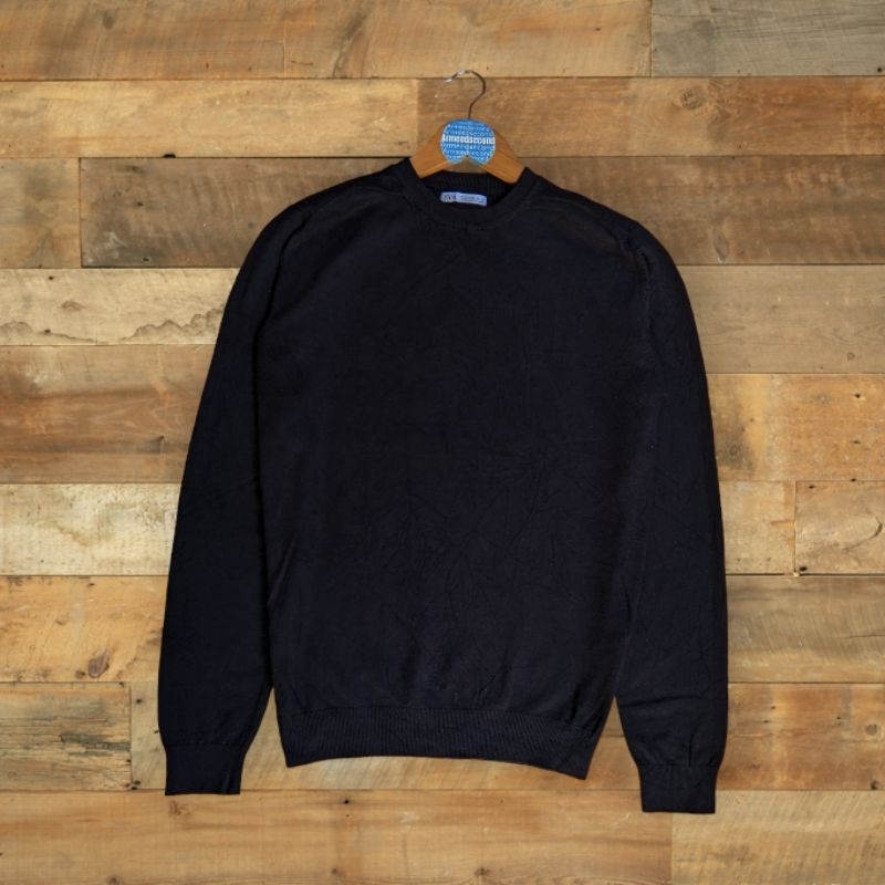 SWEATER RAJUT ZARA KNITWEAR PRIA WANITA VINTAGE SWEATER SCOND