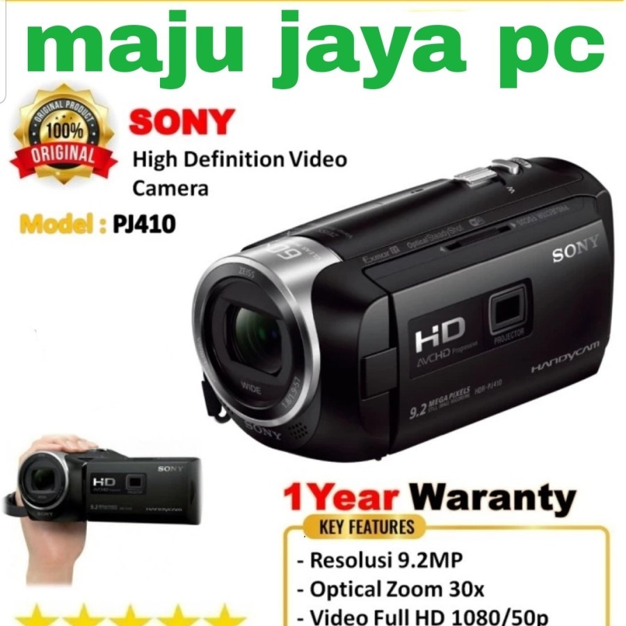 Handycam sony HDR-PJ410 original / SONY HANDYCAM HDR PJ 410 BARU