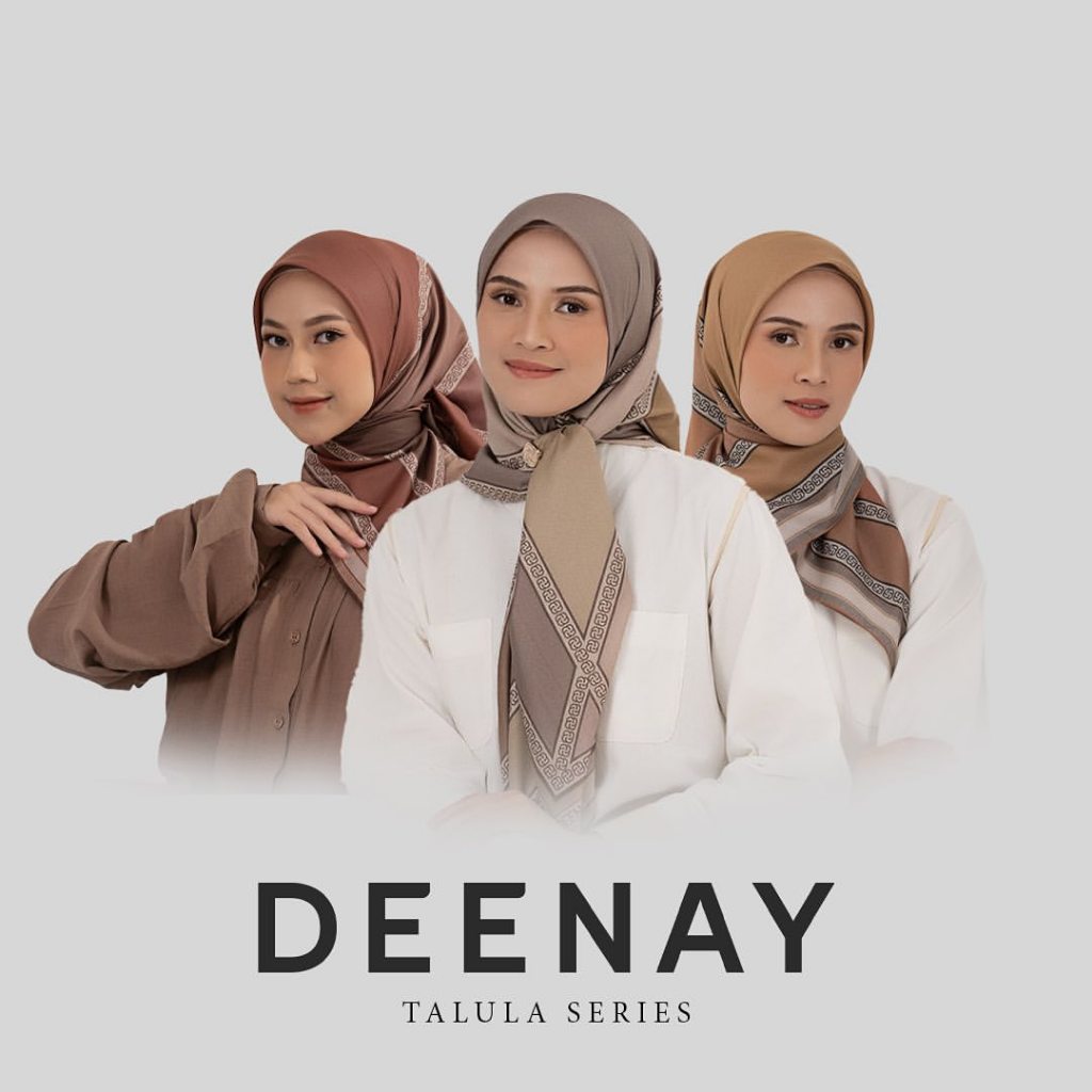 LURISTORE | DEENAY TALULA SERIES ORIGINAL | Kerudung Segi Empat Motif Terbaru