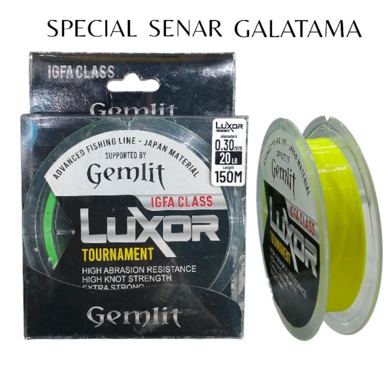 Senar Pancing Gemlit Luxor IGFA CLASS Extra Soft Tournament / Senar Pancing Galatama