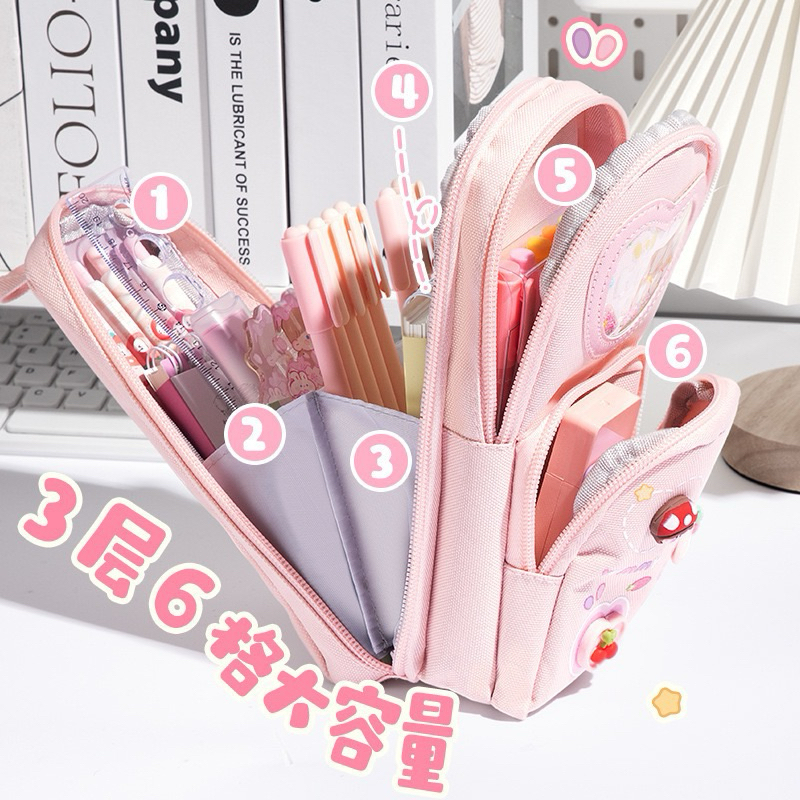

Jual Produk Tempat Pensil Resleting Glitter Lucu 3D Kapasitas besar Cute 3D Pencil Case ''