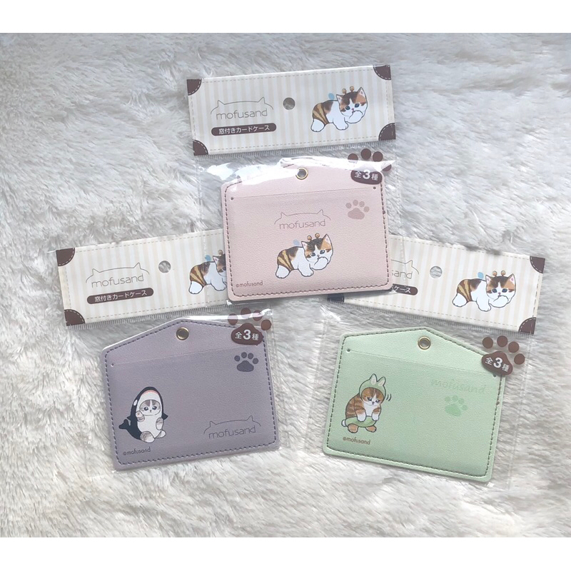 

id case pass case tempat kartu kereta mofusand size 5.4x8.6cm original from japan