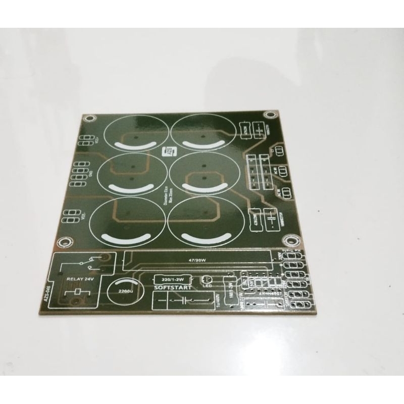 PCB New PSU 6 Elco Softstart Pertinak
