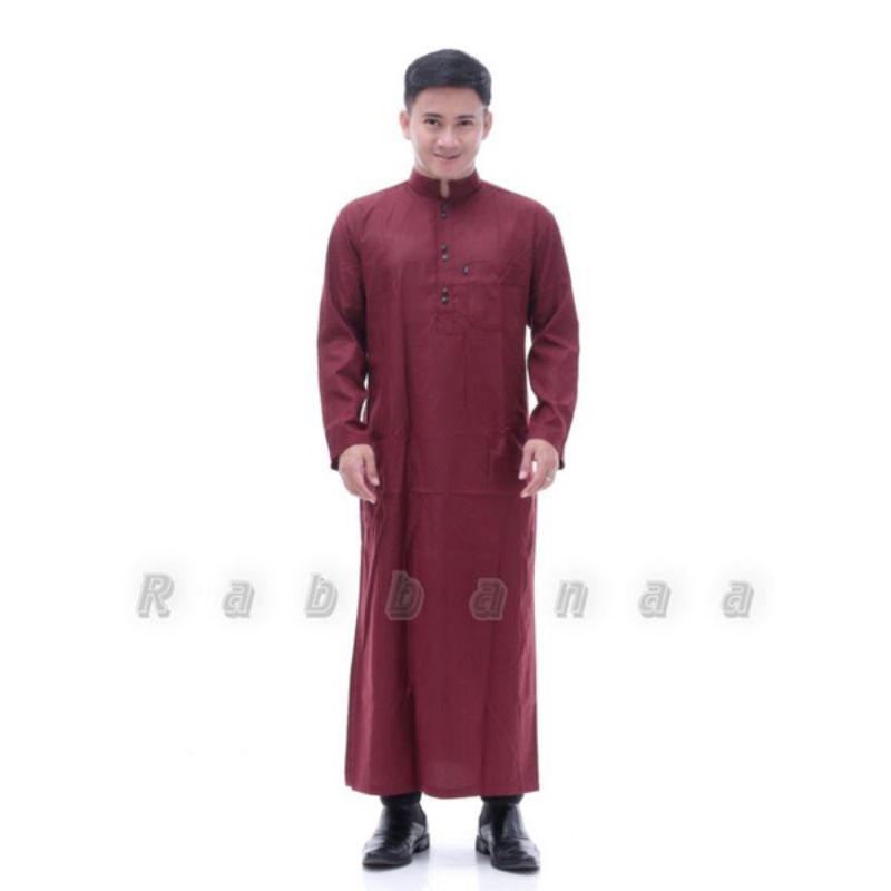 promo jubah pria gamis pria jubah pria dewasa hitam polos