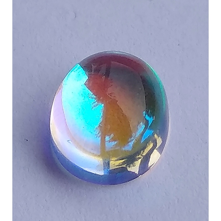 batu akik kalimaya pelangi model opal