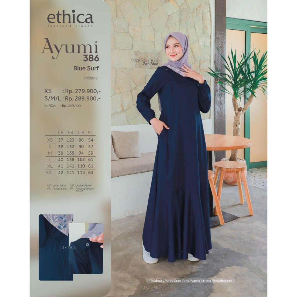 Gamis Daily Terbaru Ethica Ayumi 386