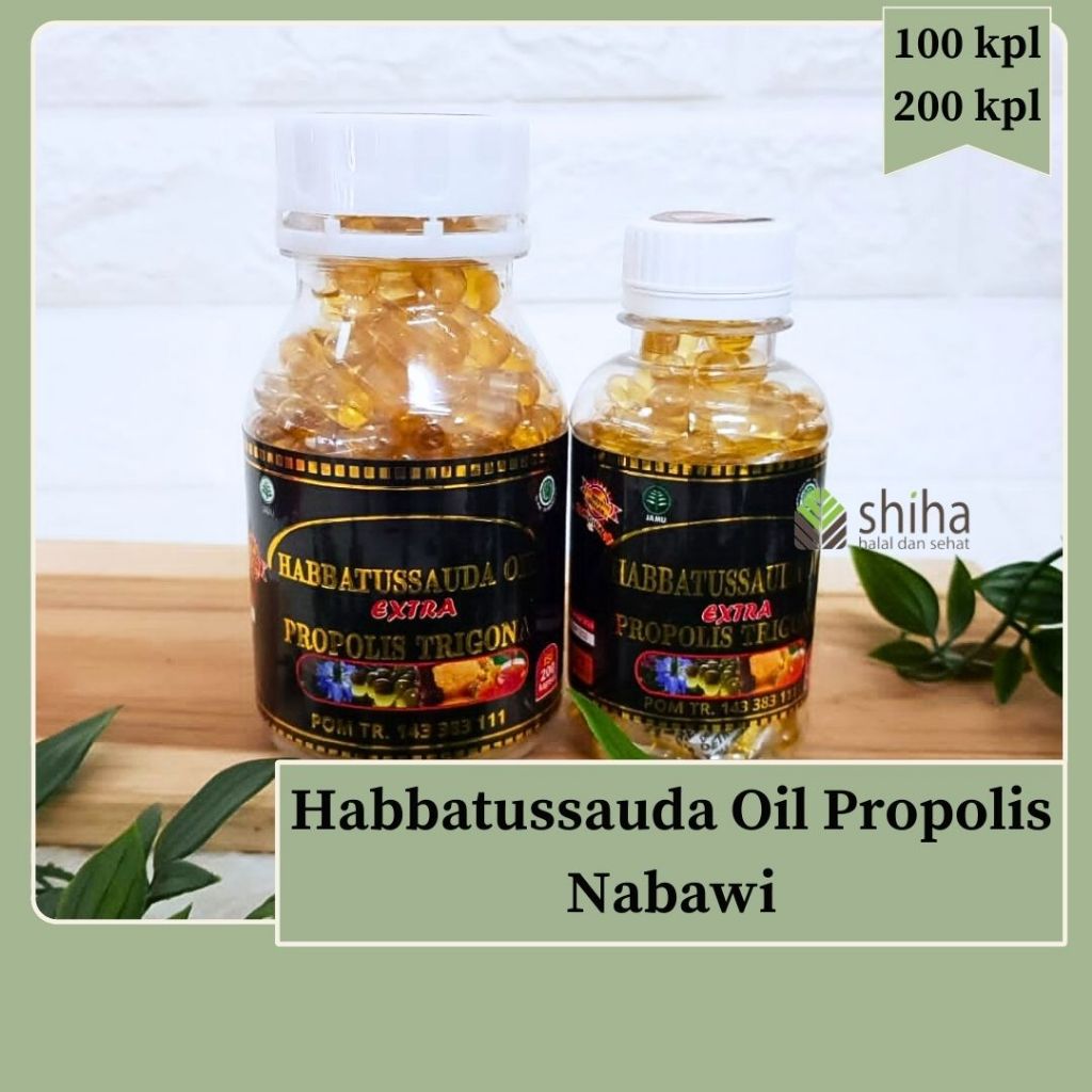 

Habatussauda Propolis Trigona 200caps | Warung Shiha