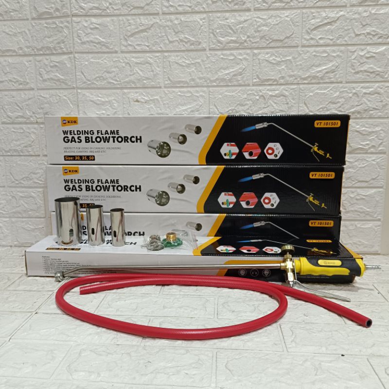 KDK WELDING FLAME GAS BLOW TORCH 70CM + SELANG GAS 1.5 METER KDK VT-101501 ALAT BAKAR SERBAGUNA TU2T