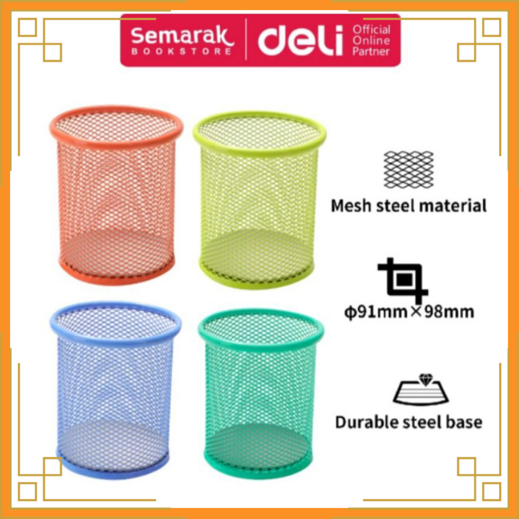 

DELI Pen holder/wadah pena bulat 9153