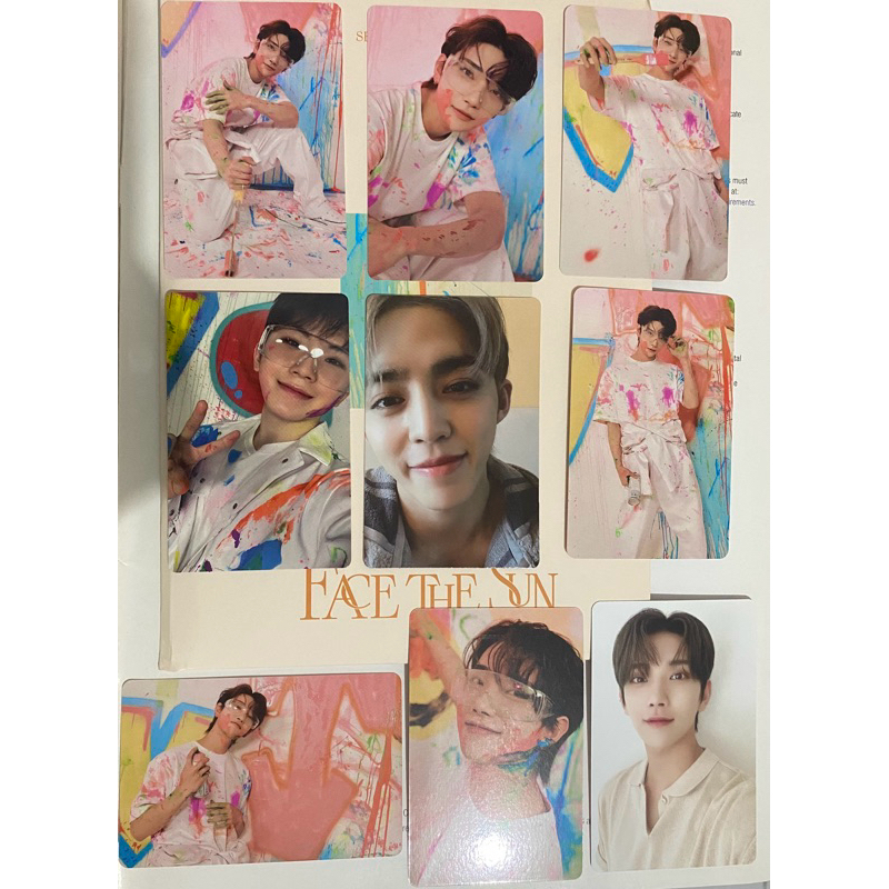 PC JOSHUA FTS (Face The Sun) Official Photocard Booklet Carver (Carat Version) Seventeen SVT