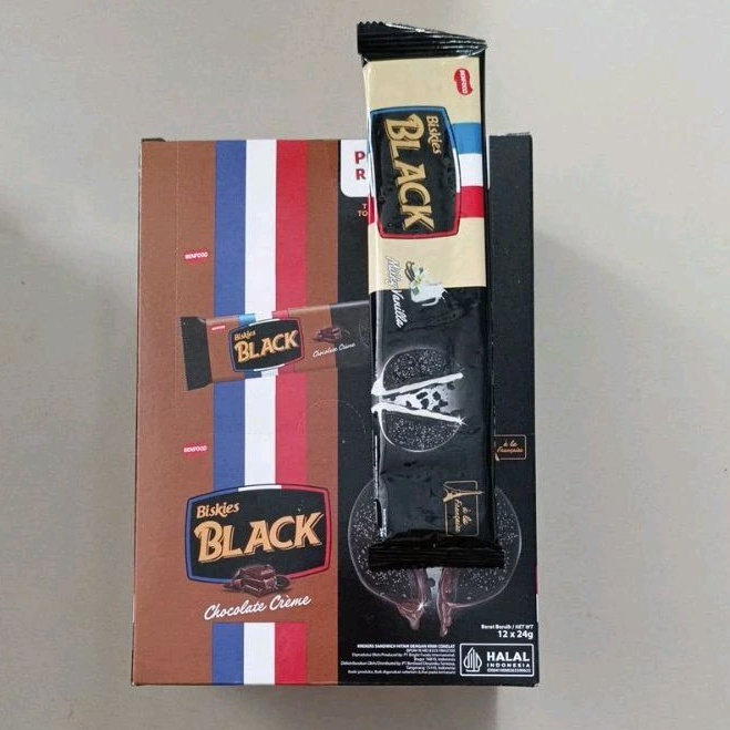 

SPESIAL Biskuit Biskies Black CHOKLAT 24gr Pak isi 12 Pcs MURAH COCOK UNTUK BINGKISAN ULTAH