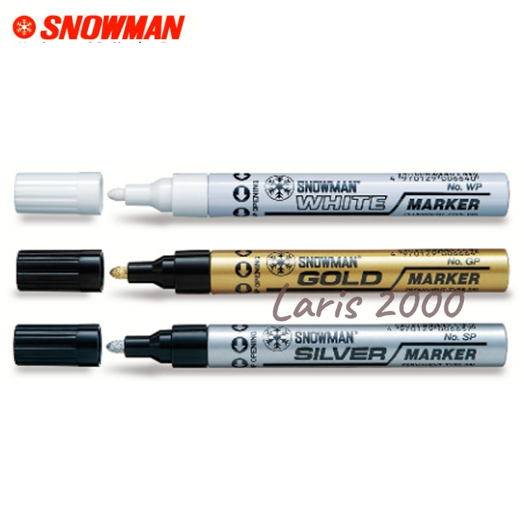 

Spidol Permanent Marker Gold, Silver, White / Putih