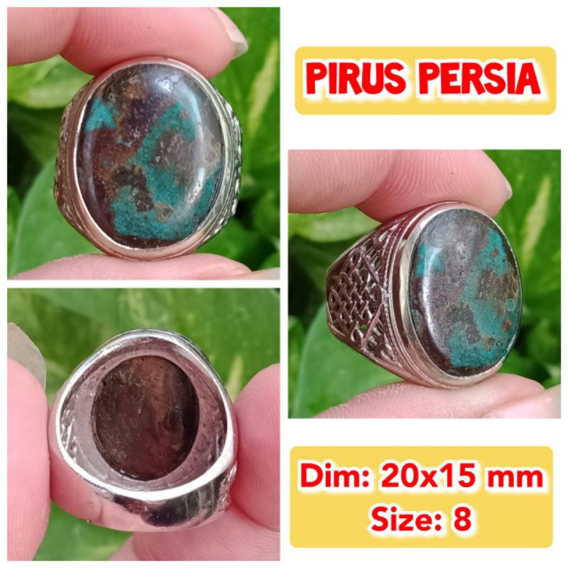 batu akik Batu Pirus Persia pirus tibet pirus jadul siap pakai.15