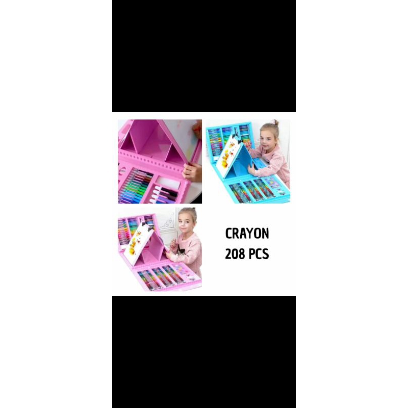 

kerayon sed pensil warna lengkap produk lengkap terlaris isi 208 pcs