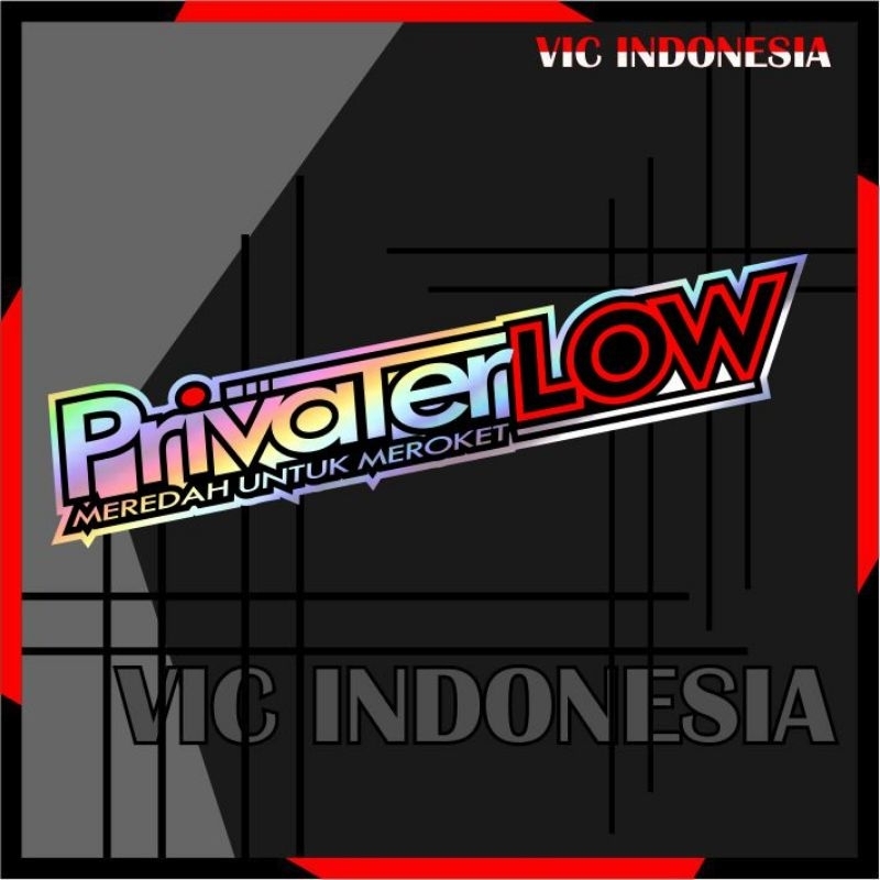 

sticker privat low
