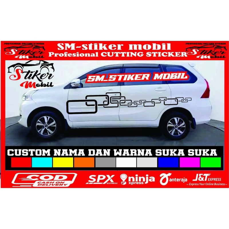 stiker mobil avanza xenia innova veloz sigra calya terios rush xpander crv hrv dll stiker cutting