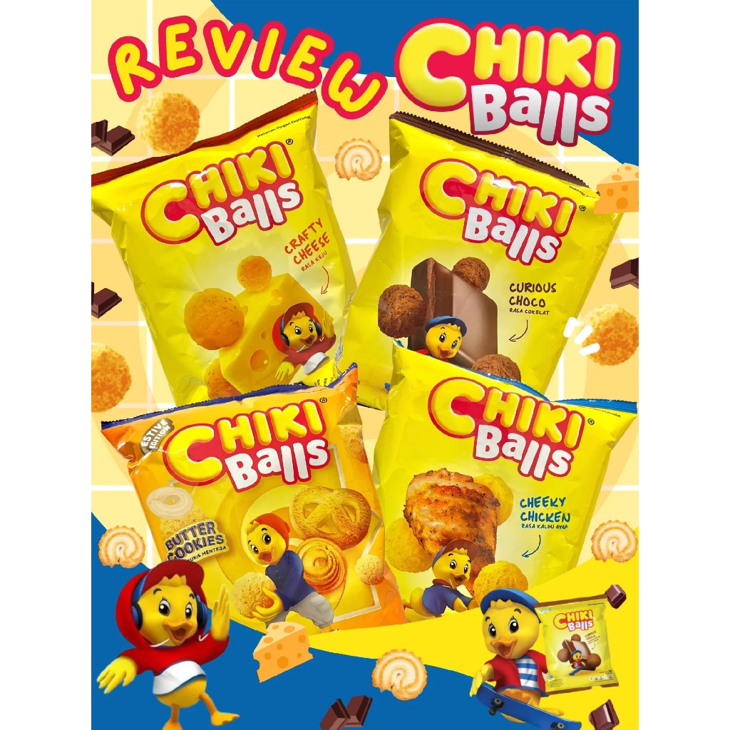 

Camilan Makanan Ringan Snack Chiki Ball Wagyu Beef, Butter Cookies, Keju, Curious Choco, Kaldu Ayam 55 Gram, Flaming Hot Twist, Puff Cheedar Cheese 75 Gram