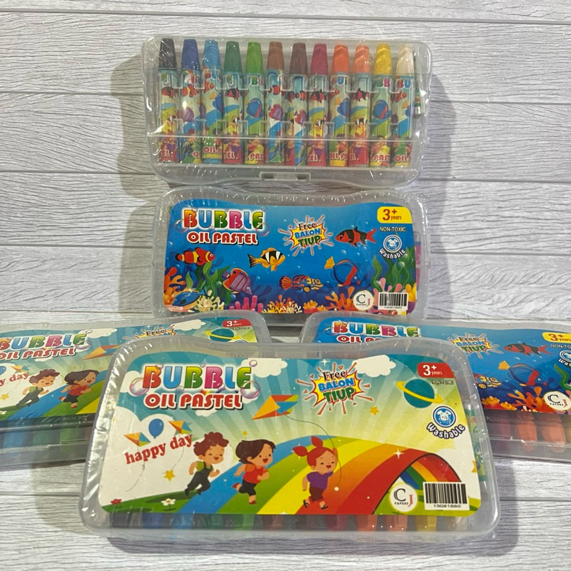 

CTShopID CRAYON MURAH OIL PASTEL 12 Warna Premium Cocok Untuk Anak Sekolah / Hadiah Ulang Tahun
