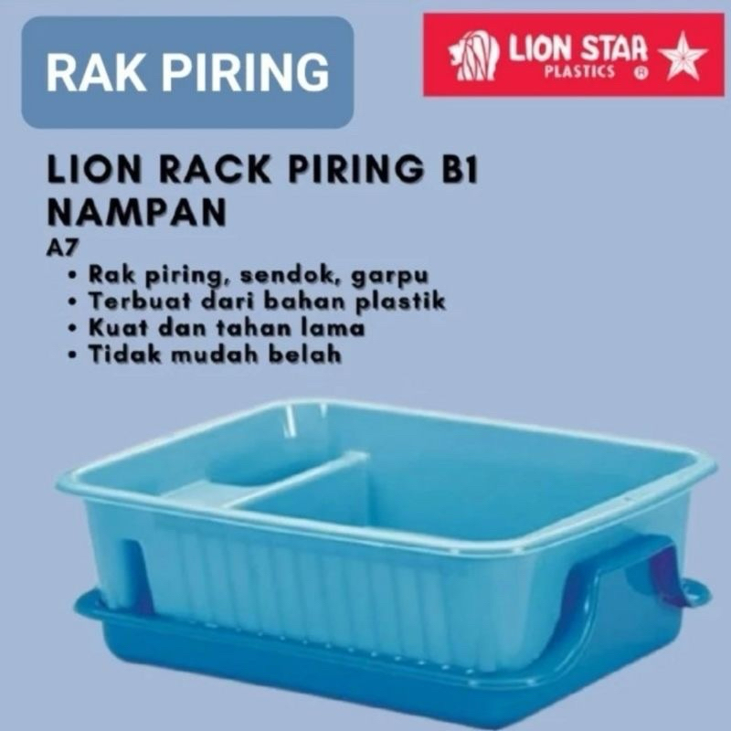 rak piring lion star plastik tebal