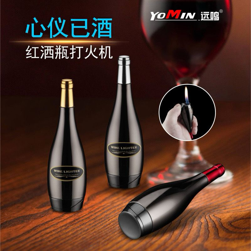 Korek Api Gas Isi ulang Lighter Korek Api bermotif unik korek api model botol